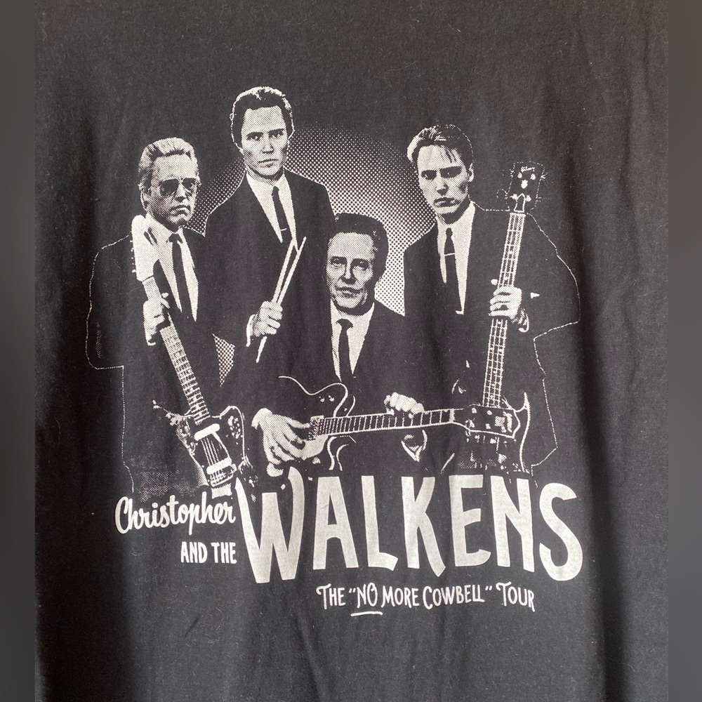 Christopher Walken Tee, Short-Sleeve, Black and White, Unisex | Sz XL